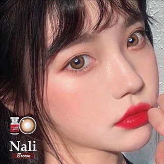 ✨ Nali brown (Lovely lens) ขนาดBig ตาโต ✔️เลนส์จดทะเบียนถูกต้อง (บิ๊กอาย คอนแทคเลนส์ bigeyes)