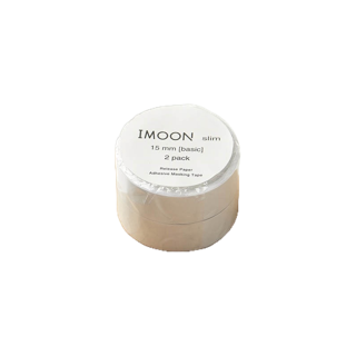 IMOON 1/2 Rolls Simple Black White Frame Masking Tape