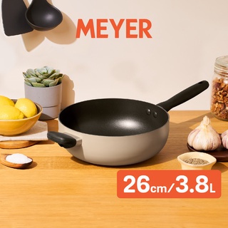 MEYER Bauhaus กระทะเชฟอเนกประสงค์ ขนาด 26 ซม./4.3 ลิตร Chefs pan (13767-TE12)