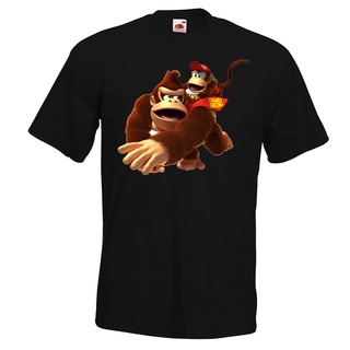 เสื้อยืด พิมพ์ลาย Kong Donkey Diddy Nintendo Mario Super Hero สําหรับผู้ชาย