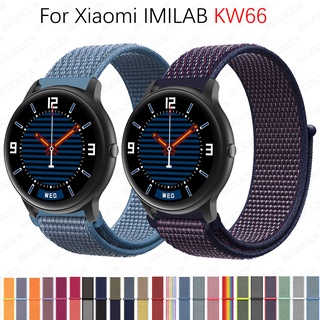 สายนาฬิกาข้อมือไนล่อน 22 มมสําหรับ Xiaomi Imilab Kw66