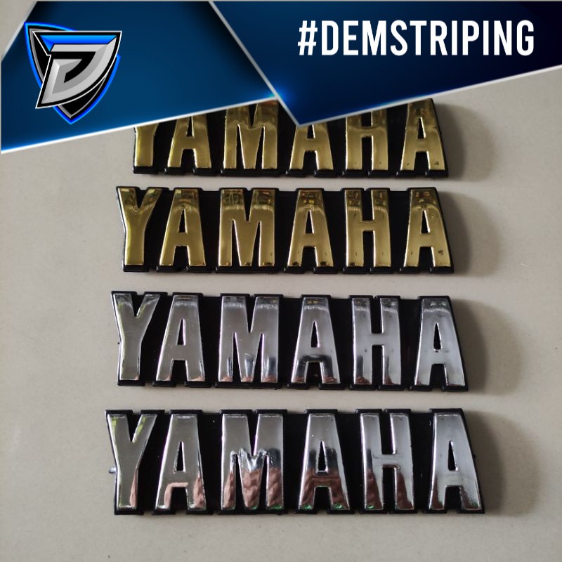 BEST QUALITY YAMAHA TANK RX KING LOGO RAISED EMBLEM