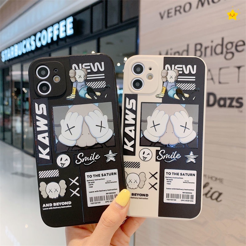 [Ready Stock] Oppo Reno 6 Pro+ 5g 5K 4se 4 5 3 2 10X Zoom 2Z 2F Z 5Z 6Z ACE Case Tide brand Kaws bear Phone Casing Shockproof Soft TPU Silicon Protective Cover