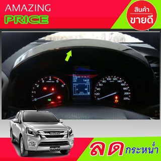 🔥ใช้TSAU384 ลดสูงสุด80บาท🔥คิ้วครอบเรือนไมล์ชุบโครเมี่ยม ISUZU D-MAX 2012-2018