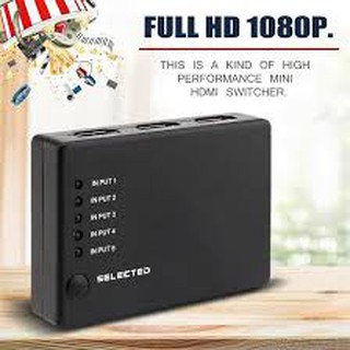 3 Port 1080P Video HDMI Switch Switcher Splitter IR Remote For HDTV For PS