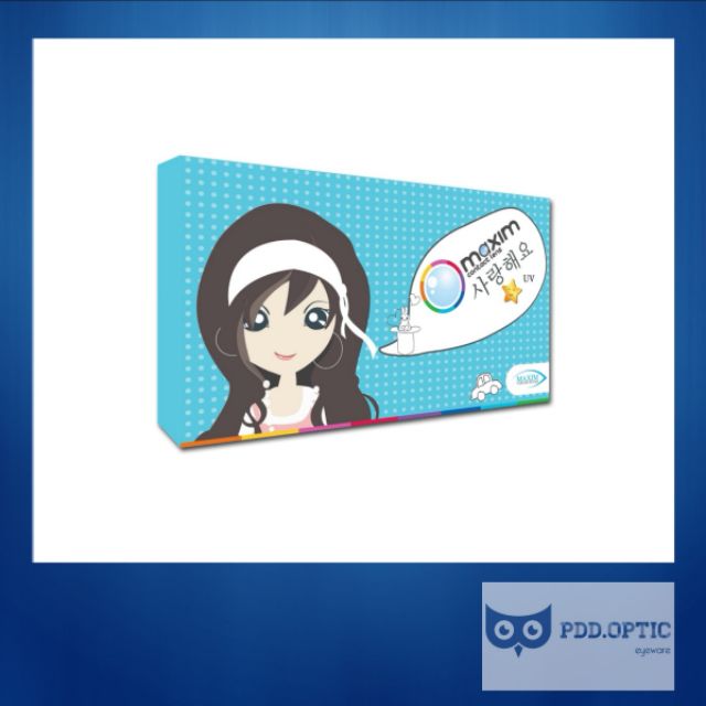Maxim contact lens ตาสวย รายเดือน 1 คู่ 2 ชิ้น