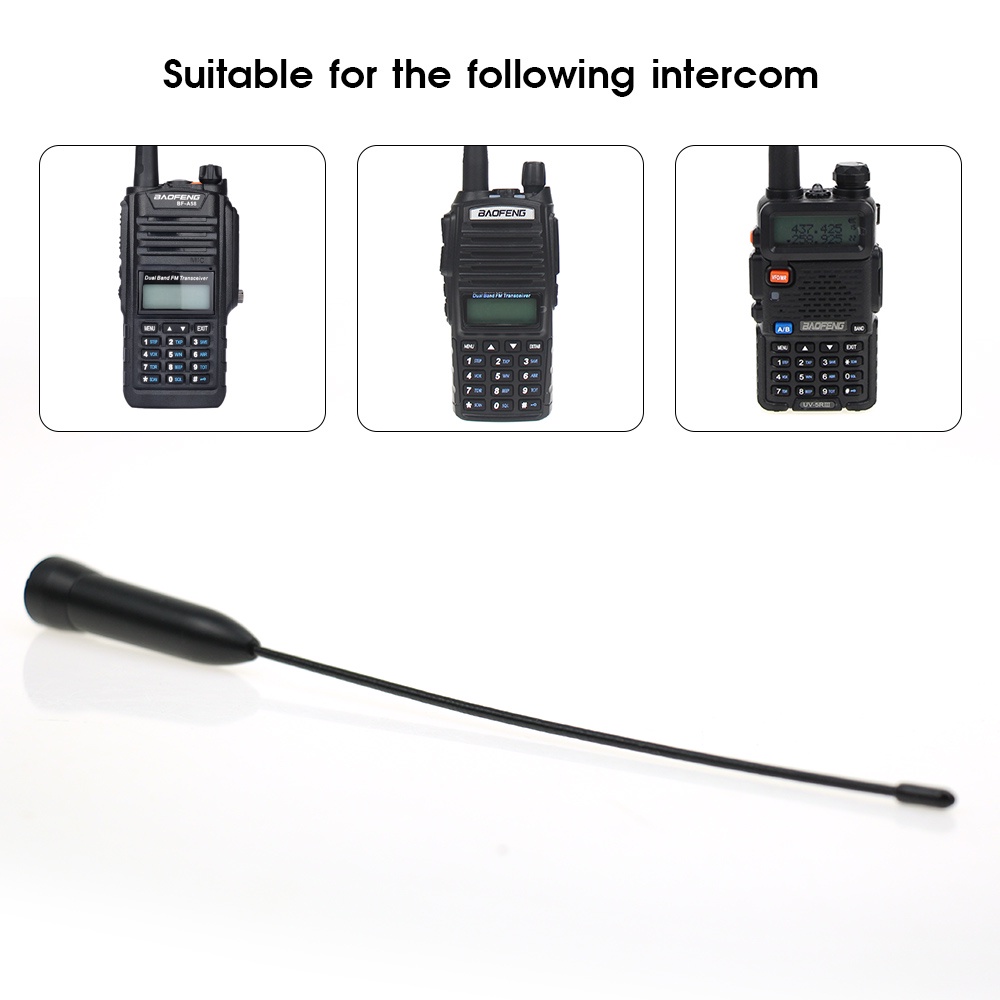 T-A51A51 GT-3 Walkie Talkie เสาอากาศ High Gain Dual Band เสาอากาศสําหรับ UV-82 UV-B5 BF-F8HP UV-5RA 