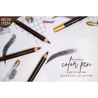 WOONAE EYEBROW PENCIL วูเน่ อายโบรว์ เพนซิล ดินสอเขียนคิ้ว พร้อมกบเหลา