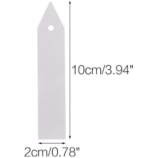 ป้ายแท๊ก ป้ายแทกต้นไม้ ป้ายชื่อต้นไม้ พลาสติก ขนาด 5*1, 10*2 cm.(แพ๊ค100 ชิ้น)