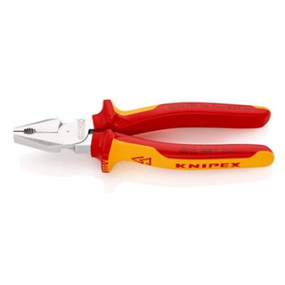 คีมปากจิ้งจก KNIPEX NO.02 06 180 High Leverage Combination Pliers (180mm.) Factory Gear By Gear Garage