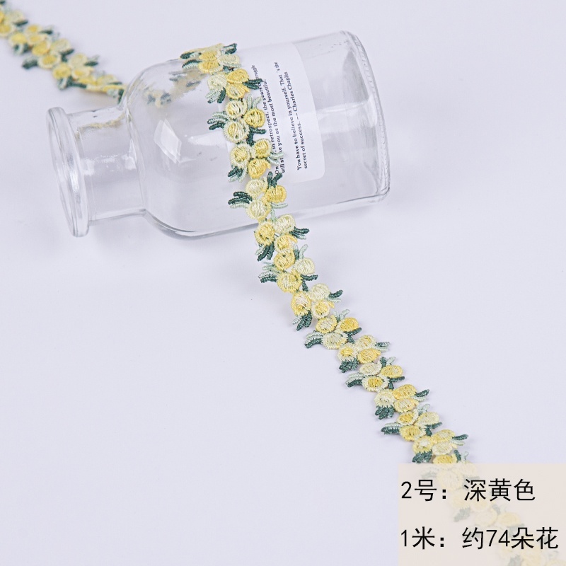 แนะนำ ผ้าม่าน 2 ซม. * 1 ม. ดอกไม้ เย็บปักถักร้อย ละลายได้ ลูกไม้ ตัดแต่ง DIY แฮนด์เมด งานฝีมือ เสื้อผ้า ชุดกระโปรง ผ้าม่าน เย็บปักถักร้อย ราคาพิเศษ มีเก็บเงินปลายทาง