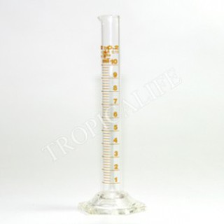 กระบอกตวงแบบแก้ว (Graduated Cylinder) 10ml.