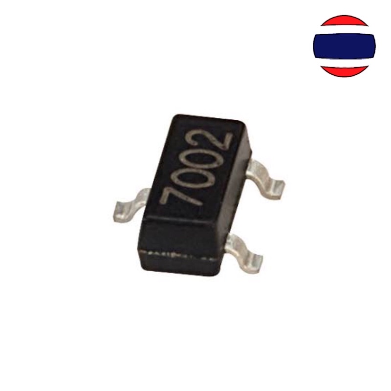 10pcs/lot 7002 2N7002LT 2N7002 N-Channel MOSFET N-CH SOT23 SMD IC