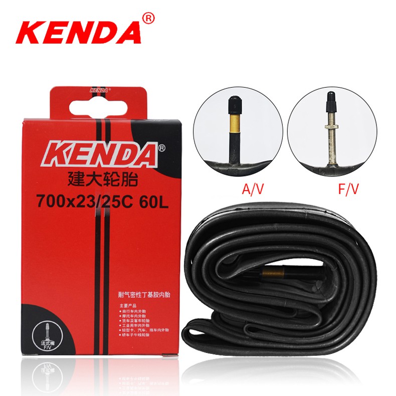 1PCS KENDA 700C ยางใน 700X18/23C;700X23/25C;700X28/32C;700X35/43C;700X45C ยางในจักรยาน 700 ท่อจักรยา