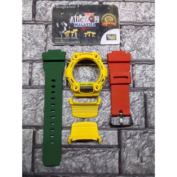 BNB MAT MOTO G7900 GW7900 GR7900 CUSTOM RASTA + หัวเข็มขัดญี่ปุ่นสําหรับ GSHOCK
