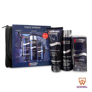 BIOTHERM - BIOTHERM HOMME Force Supreme Set Kit (Cleanser 125ml+Lotion 200ml+Gel 50ml) Men Skincare - Ship From Hong Kong