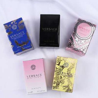 Versace น้ำหอม Crystal Collection 5ml EDT Diamond Intense / Absolu Eau de Toilette ขนาดทดลอง 5ML (BOX)