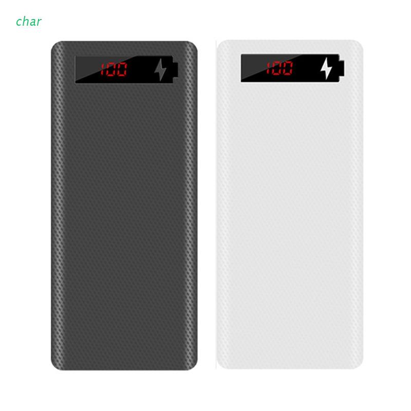 Char เคสแบตเตอรี่สํารอง L8 หน้าจอ Lcd 8X18650 แบบพกพา ไม่มีตัวป้องกันแบตเตอรี่
