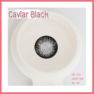 คอนแทคเลนส์ Pretty Doll CAVIAR BLACK