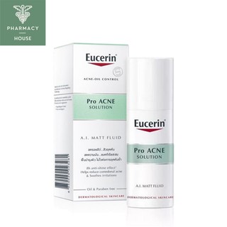 //ของแท้ฉลากไทย// EUCERIN Pro ACNE SOLUTION A.I. MATT FLUID 50 ML.