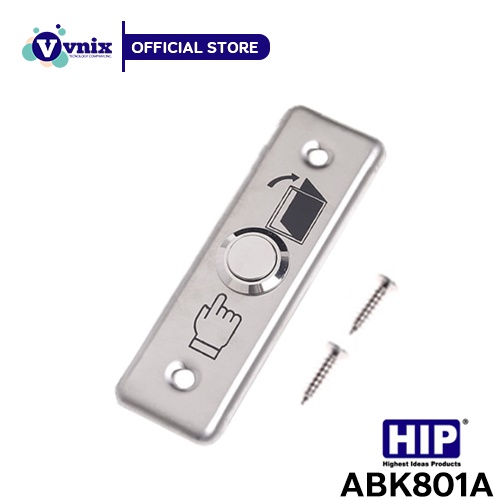 HIP ปุ่ม Exit Switch รุ่น ABK801A สำหรับประตูแม่เหล็ก เหมาะกับประตูส่วนกลางคอนโด ประตูบ้าน by Vnix G