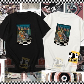 เสื้อโค้ท VANS ซานตาครูซเสื้อยืด VAN เสื้อเชิ้ต Unisex เอเชีย ขนาด 7 สี ZbL