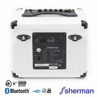 Sherman ลำโพงช่วยสอน รุ่น APS 107 สีขาว  img 4