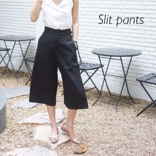 Slit pants