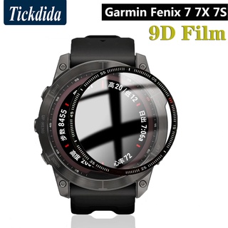 ฟิล์มกระจกนิรภัยกันรอยหน้าจอ 3D สําหรับ Garmin Fenix 7 7X 7S