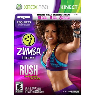 แผ่น XBOX 360 Zumba Fitness Rush ใช้กับเครื่องที่แปลงระบบ JTAG/RGH