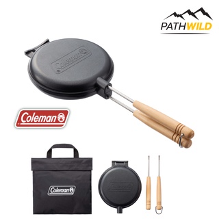 กระทะแซนด์วิชแบบกลม COLEMAN JAPAN DOUBLE PAN COOKER ใช้อบขนมปัง และช่วยสร้างสรรค์เมนูในแค้มป์ ให้อิ่ม อร่อยได้ง่ายๆ