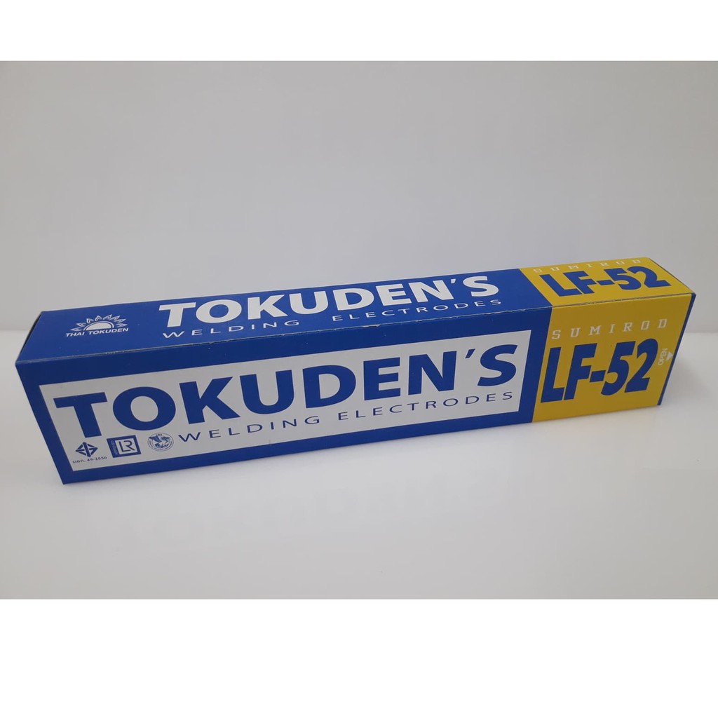 TOKUDEN’S LF-52 ลวดเชื่อมไฟฟ้าเหล็กแรงดึงสูง E-7016 ขนาด 3.2mm กล่อง 5KG