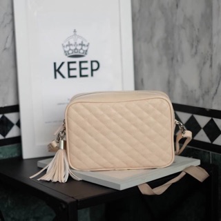 👑สองสีเข้าใหม่คะ KEEP รุ่น Quited  Box clutch&amp;shoulder bag 🍭