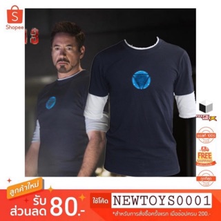 ⚔✔เสื้อยืด โทนี่ สตาร์ค (Tony Stark) แขนสามส่วนจากภาพยนตร์ IRON MAN 3💪