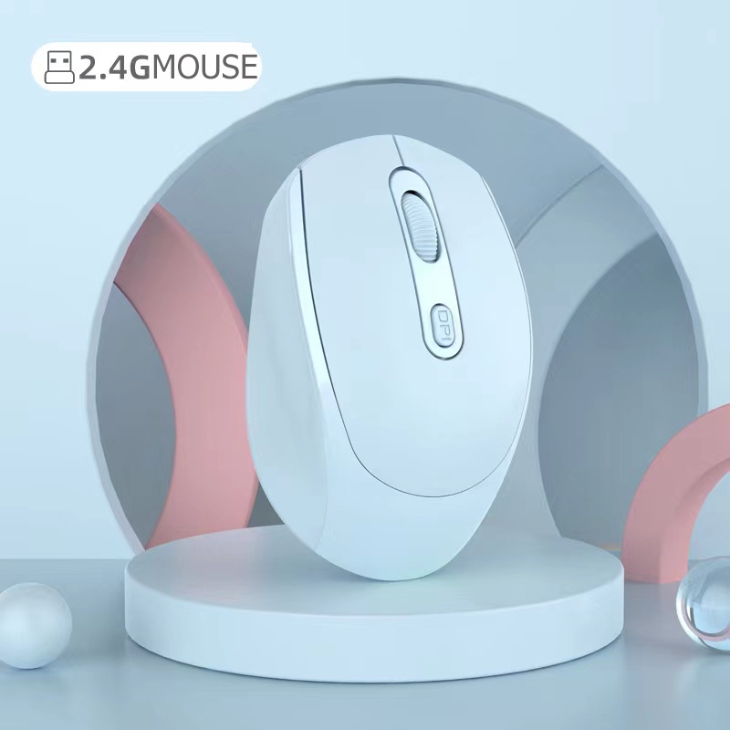 Wireless Mouse เมาส์ไร้สาย แบบชาร์จแบต เมาส์ไร้เสียง รูปที่ 3