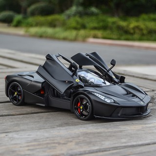 Bburago 1:18 Ferrari LaFerrari รถหล่อแบบคงที่โมเดลของเล่นงรถยนต์านอดิเรกของสะสม