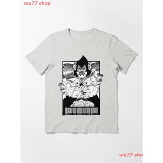 New Ozaru, The Power Of The Saiyan (CODE) Essential T-Shirt เสื้อยืดพิมพ์ลายการ์ตูนมังงะ ดผ้าเด้ง คอกลม cotton ความนิยม