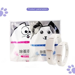 พร้อมส่ง🐾ปลอกคอกำจัดเห็บ หมัด สุนัข และแมว กันน้ำได้ ปลอกคอกันเห็บ ปลอกคอกันหมัด ใช้ได้นาน8เดือน