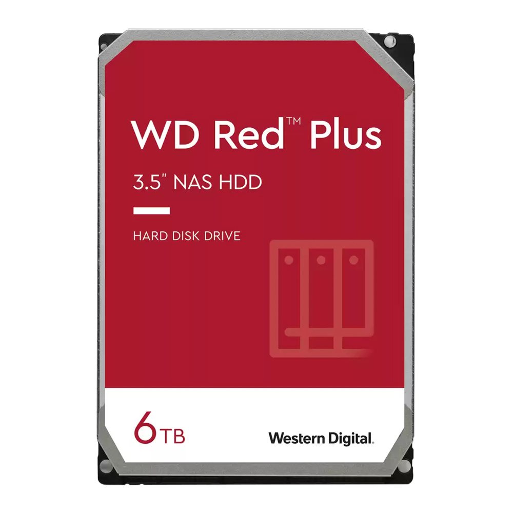 6TB WD RED PLUS 5400RPM SATA3 (WD60EFRX)
