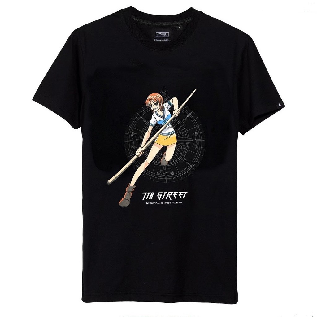 7th Street X One Piece เสื้อยืด รุ่น JNAM002 เนื้อผ้า SOFTTECH