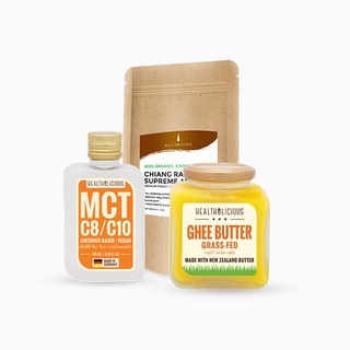 Healtholicious- Bulletproof Coffee Set (Ground Coffee, Ghee, MCT)
