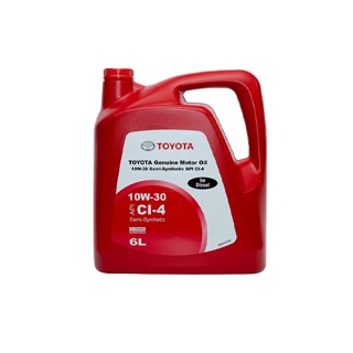 TOYOTA น้ำมันเครื่องกึ่งสังเคราะห์ เกรด10W-30 CT4 ขนาด 6 ลิตร