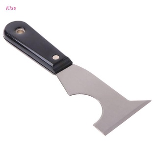 kiss Putty Knife Scraper 5 in 1 tools Caulk Removal Tool Spackle Knife Paint Remover Painters Tool Paint Can Opener for Wood Wallpaper Scraper Painting Tool