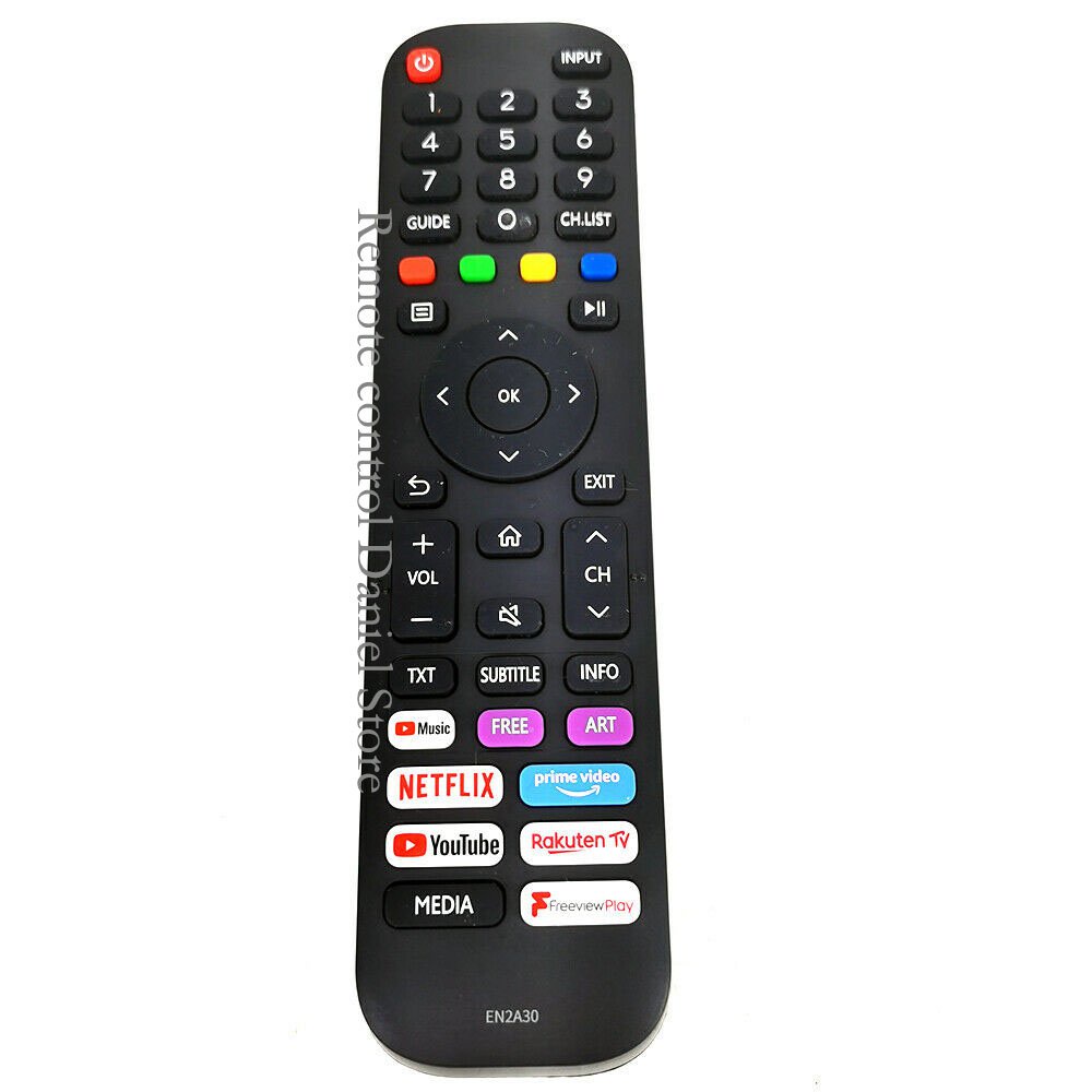 รีโมตคอนโทรลทีวี EN2A30 สําหรับ Hisense Smart 4K TV 55AE7400F 43A7500FTUK 50A7300FTUK 55AE7400FTUK