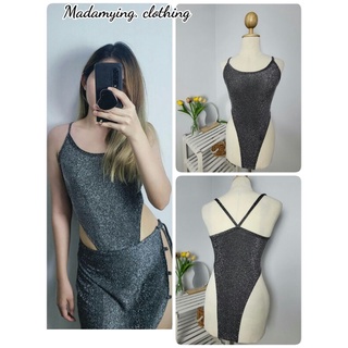 พร้อมส่ง..บอดี้สูทสายเดี่ยวผ้ากากเพชรวิ้งค์ๆทรงเว้าเอวสุดแซ่บ ยั่วๆกรุบๆค่า❤*รุ่นนี้ไม่มีตีนตุ๊กแกตรงเป้านะคะ
