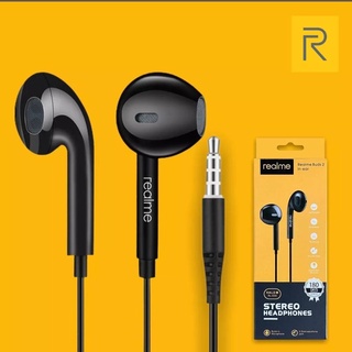 หูฟังเรียวมี Realme HALO RL-E55 In-ear Headphone ของแท้ เสียงดี ช่องเสียบแบบ 3.5 mm Jack รับประกัน1ปี BY phonchai2563(ดำ