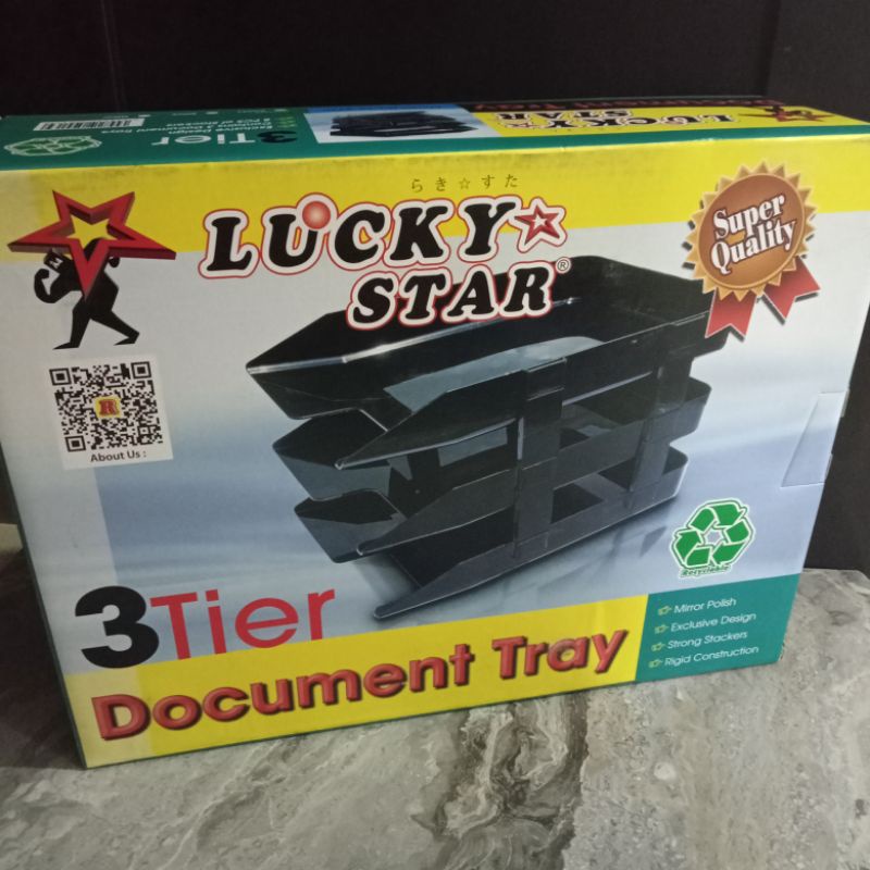DOCUMENT TRAY 3 TIER