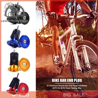 On Sale &amp; 2x Aluminum Bicycle Bar End Plugs Handlebar BEPs for MTB Road Folding Bike