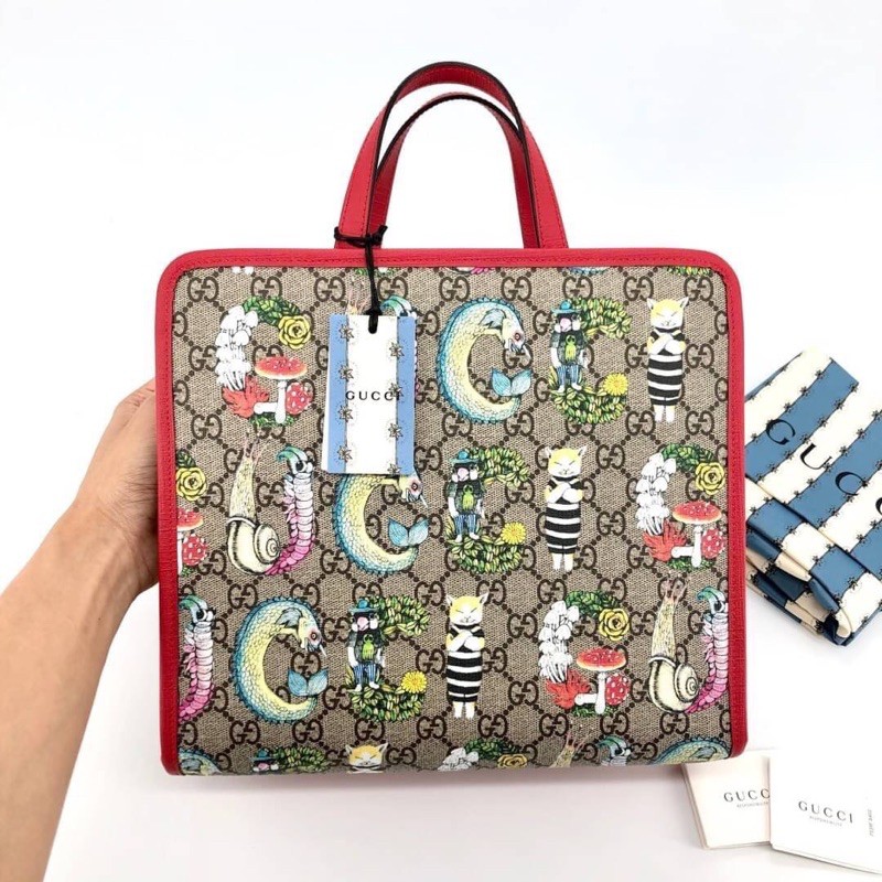 🚩 New Gucci Yuko Higuchi Tote bag with Strap