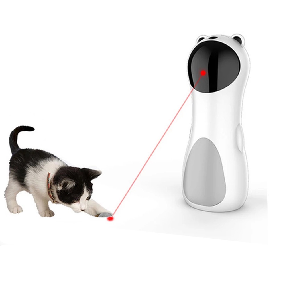 Automatic Cat Toys Pet Laser Machine Interactive Smart Teaser Moving ...